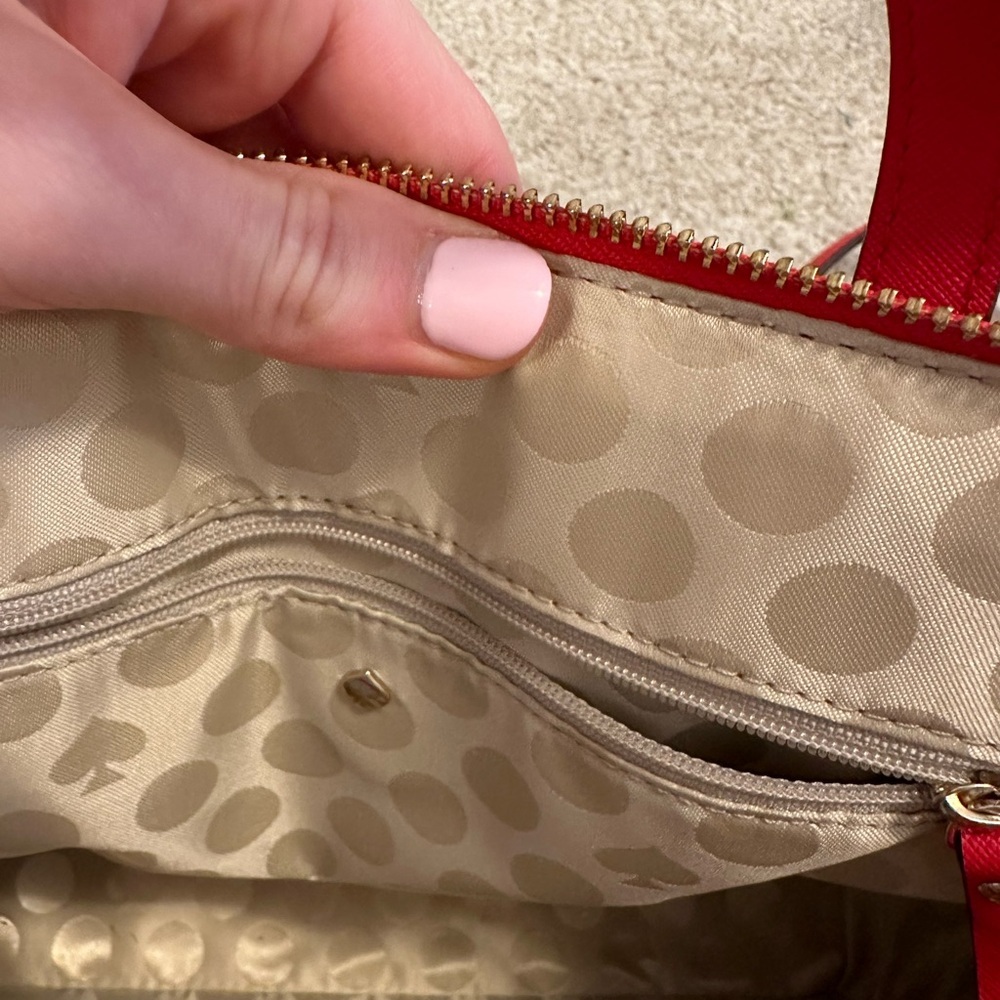 Red Kate Spade Purse - London Edition - Picture 7 of 15